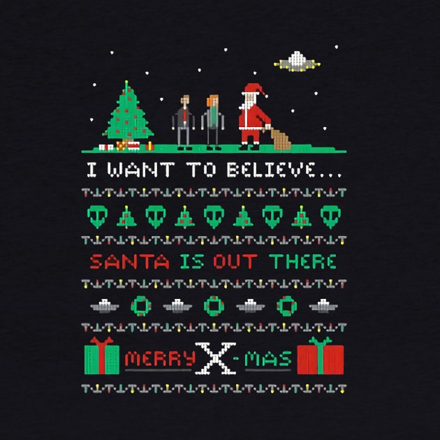 I Want to Believe Ugly Christmas by TomSchulze